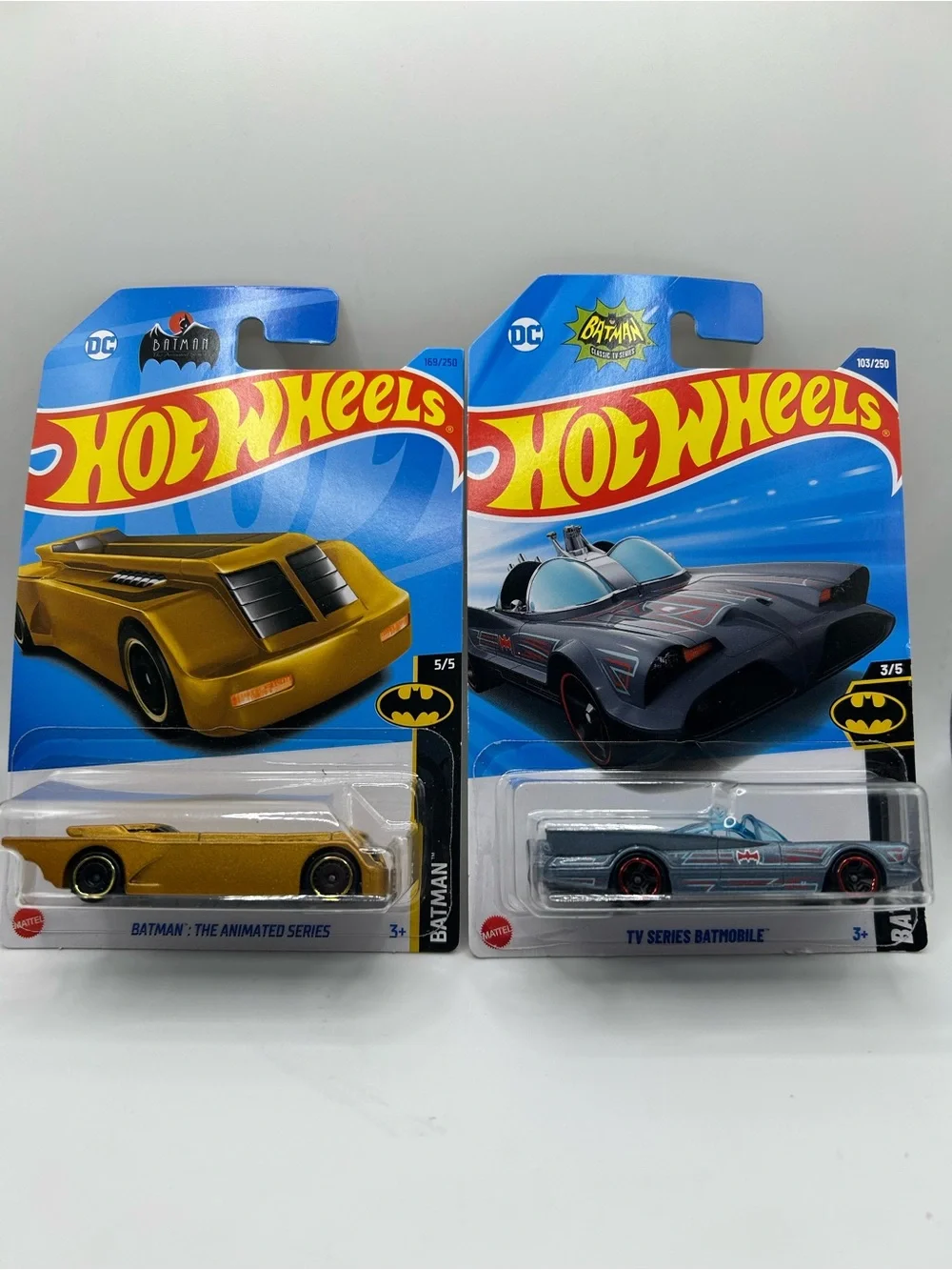 Hot Wheels Batman: The Animated Series & TV Series Batmobile Bundle 🔥🛞